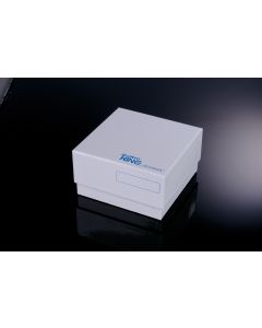 Biologix Cryoking 3 Inch 100 Well White Plasti-Coat Cardboard Freezer
